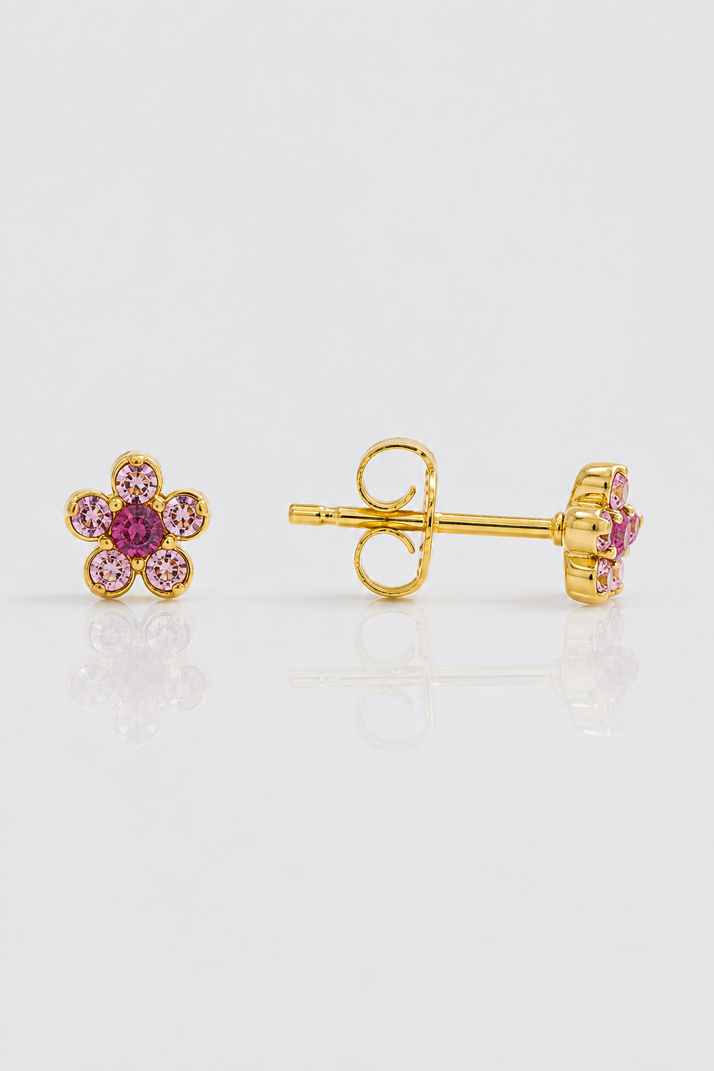 Gold Daisy Light Rose & Fuchsia