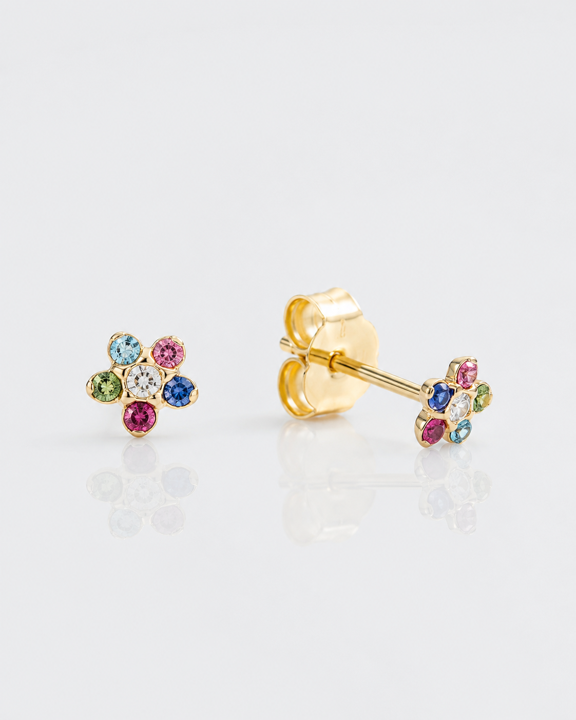 Gold Daisy Rainbow Crystal