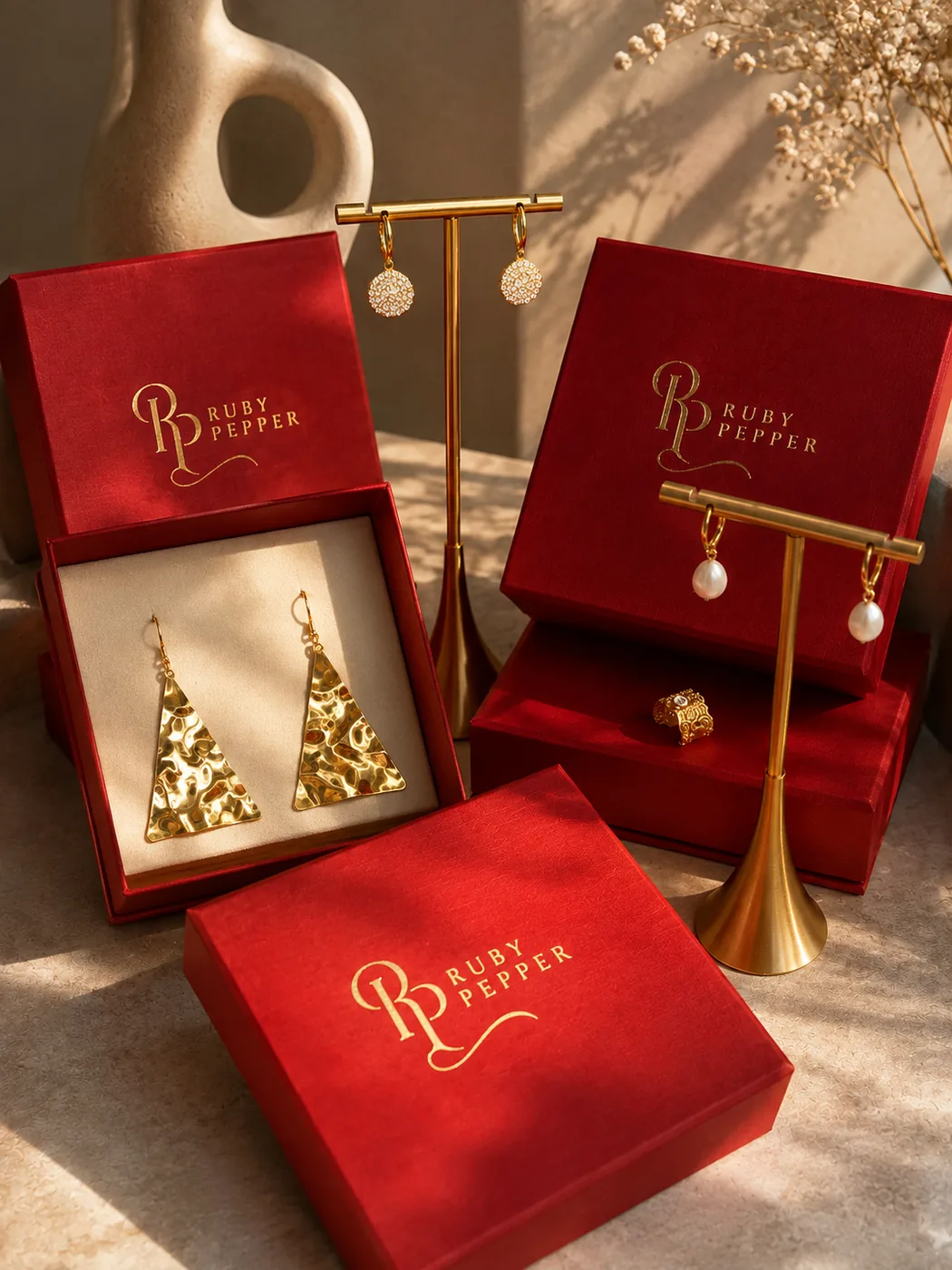 Earrings by Ruby Pepper