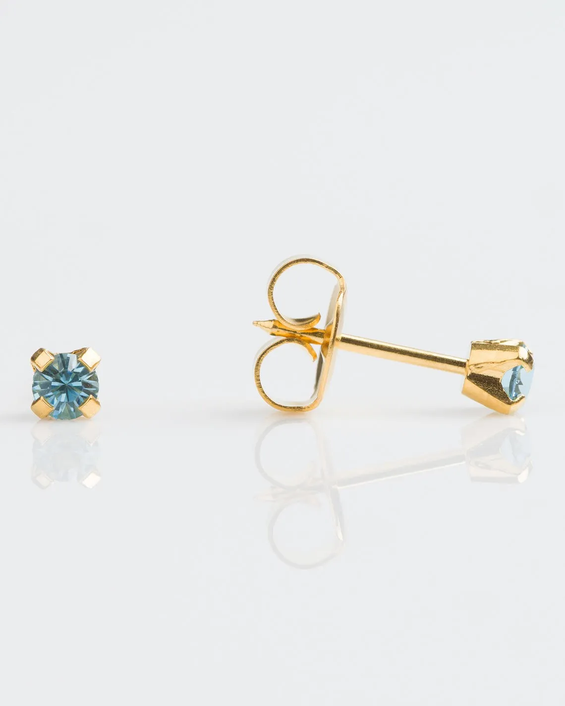 Gold Aquamarine 5mm