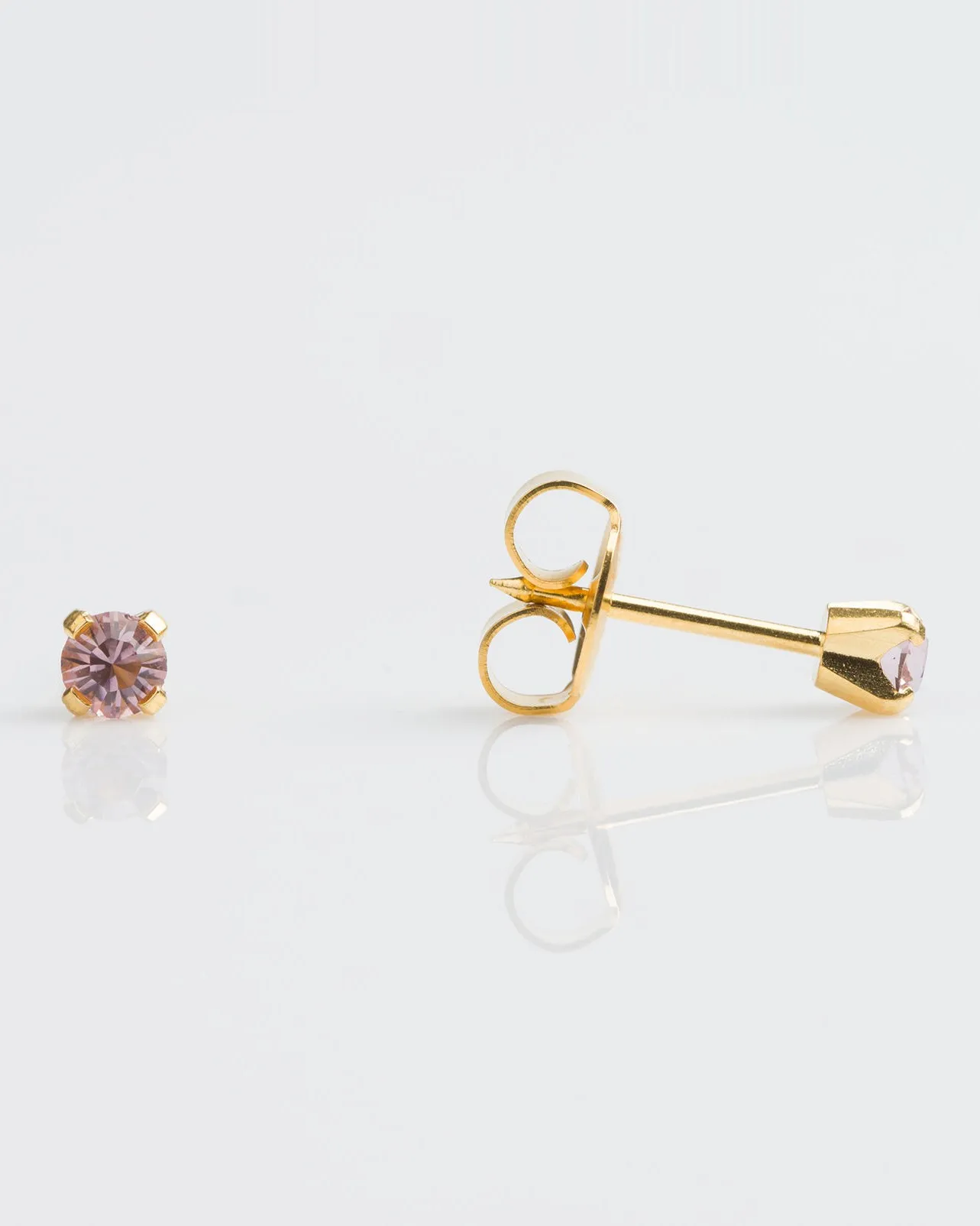 Gold 5mm Amethyst