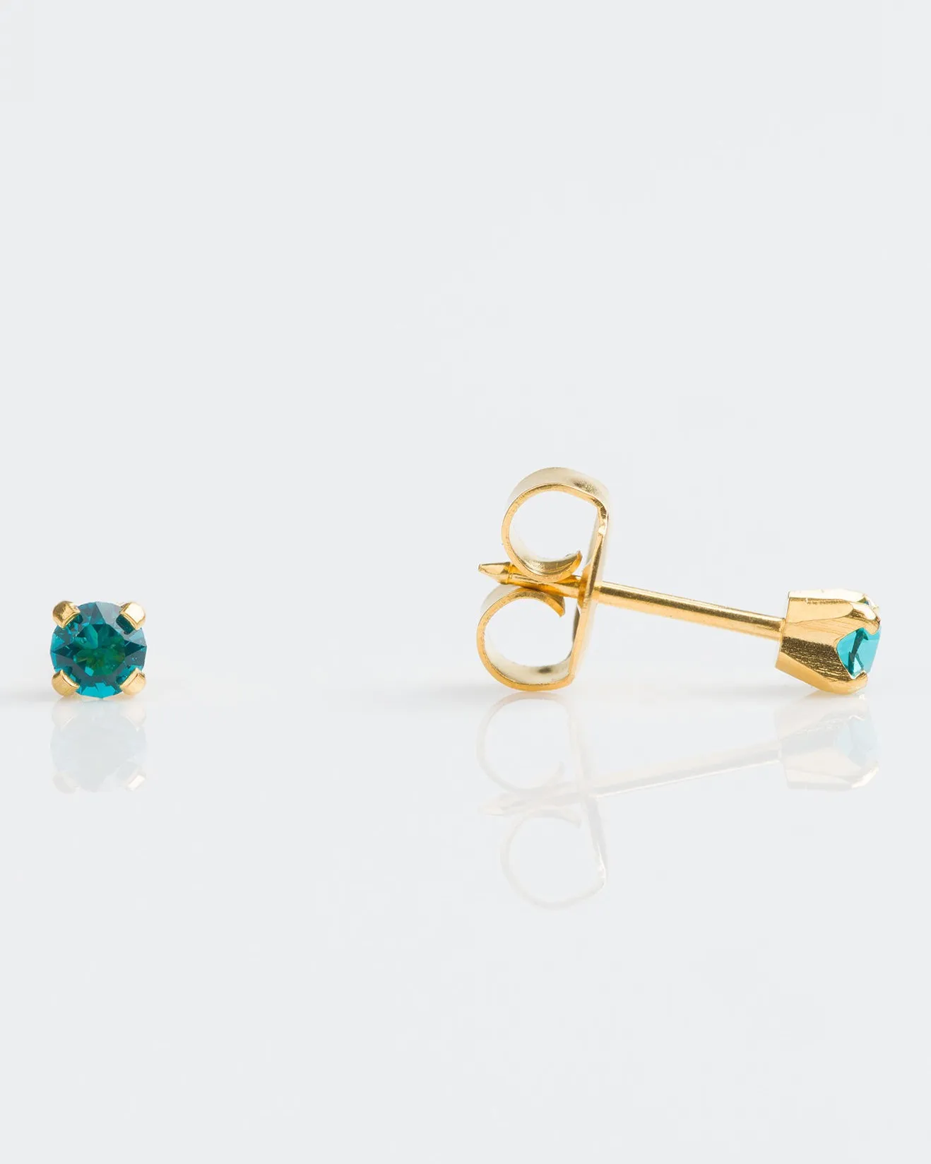 Gold Blue Zircon 5mm