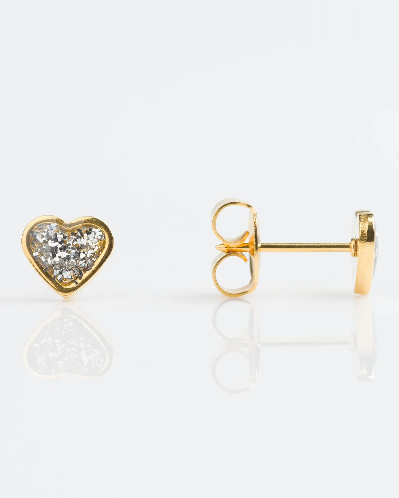 Gold Glitter Heart
