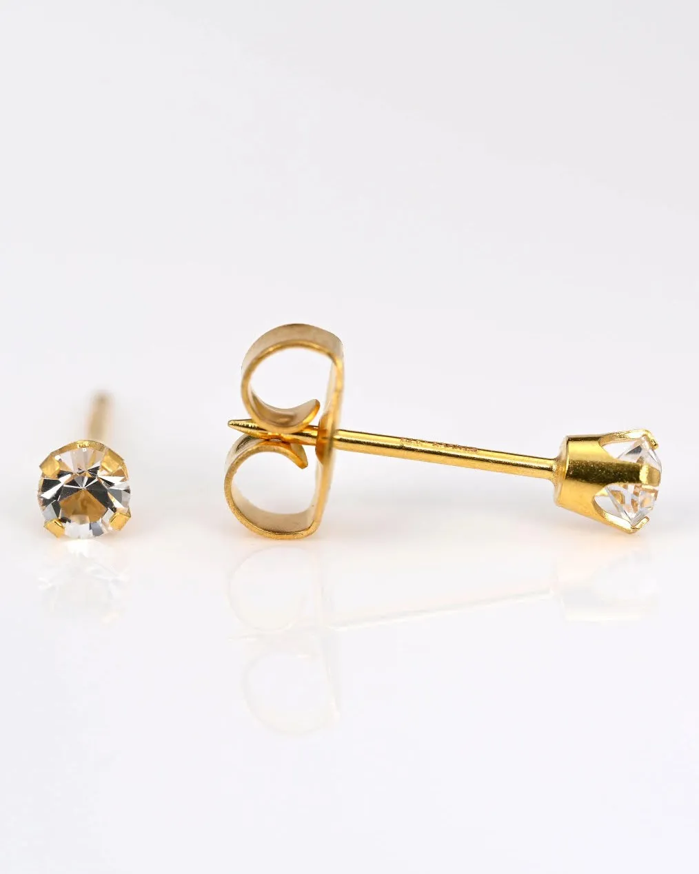 Gold Cubic Zirconia 5mm