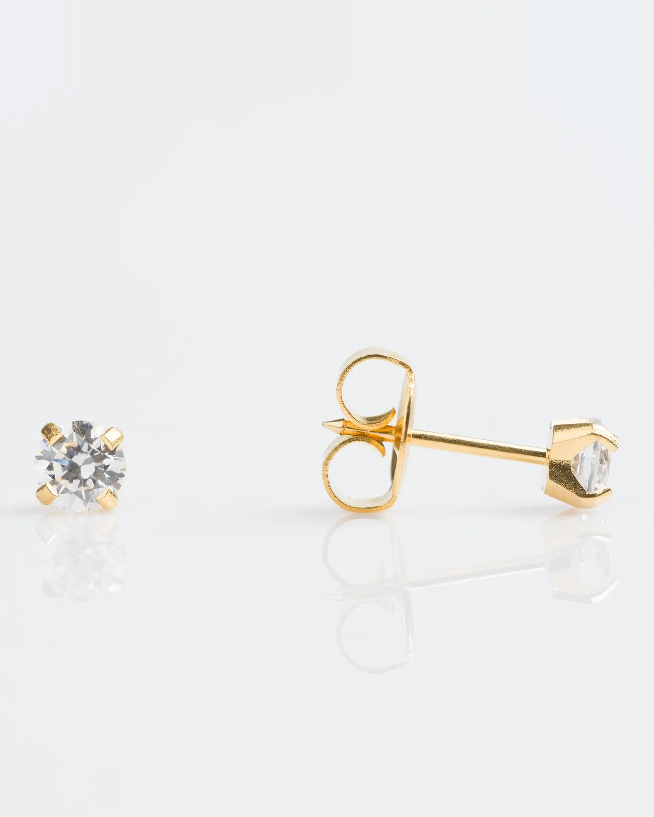 Princess Cut Square Cubic Zirconia 4mm