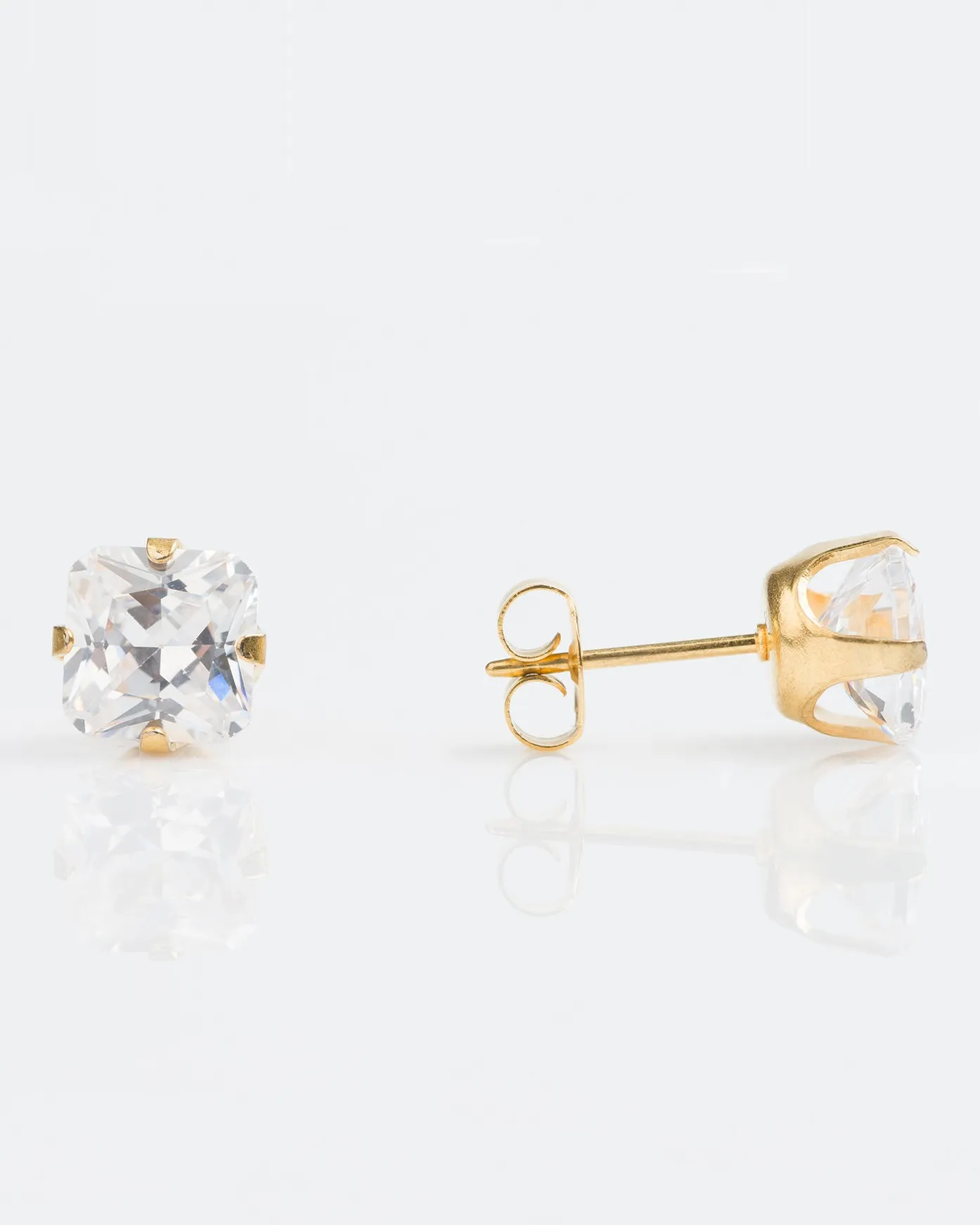 Princess Cut Square Cubic Zirconia 7mm