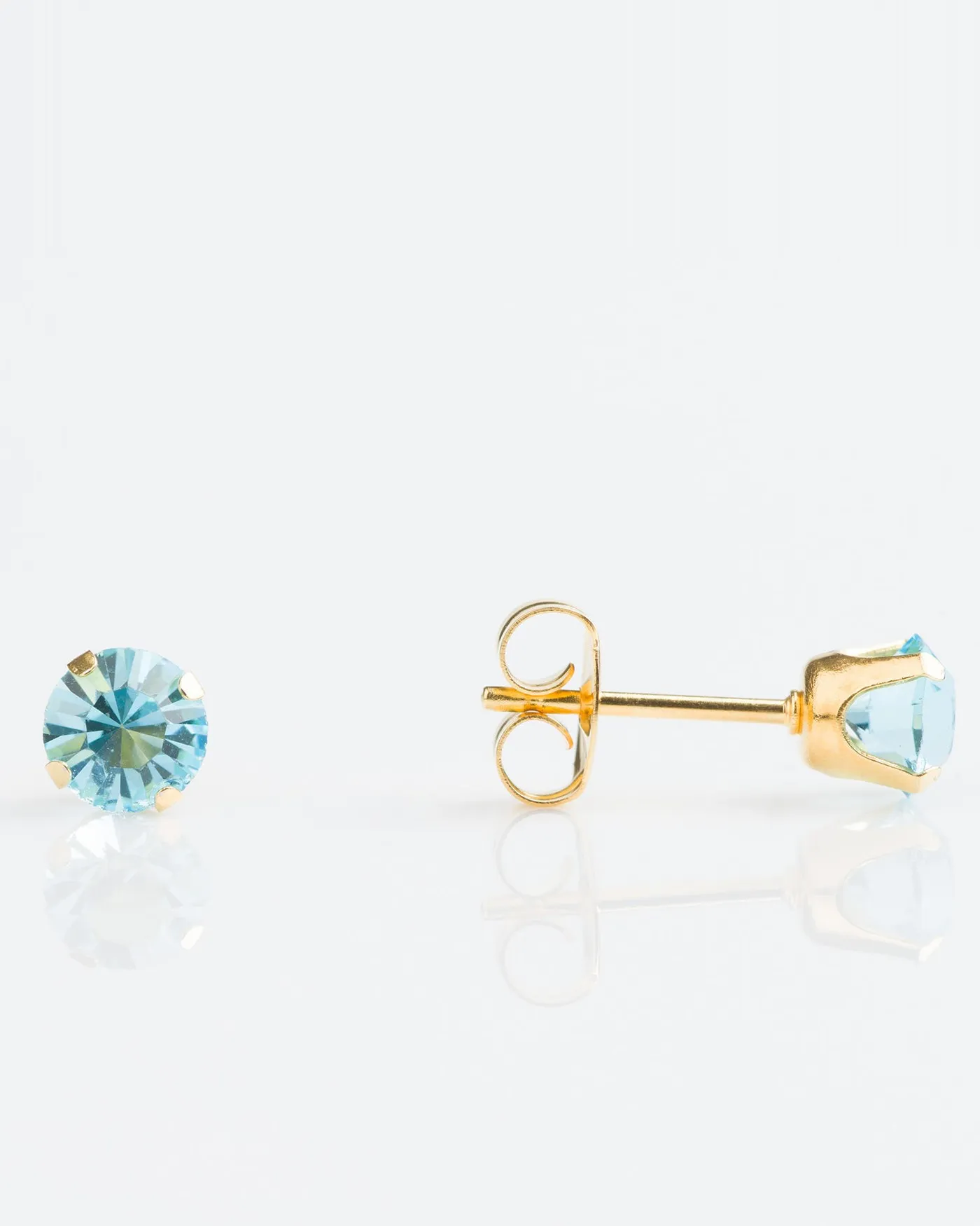 Gold Aquamarine 5mm