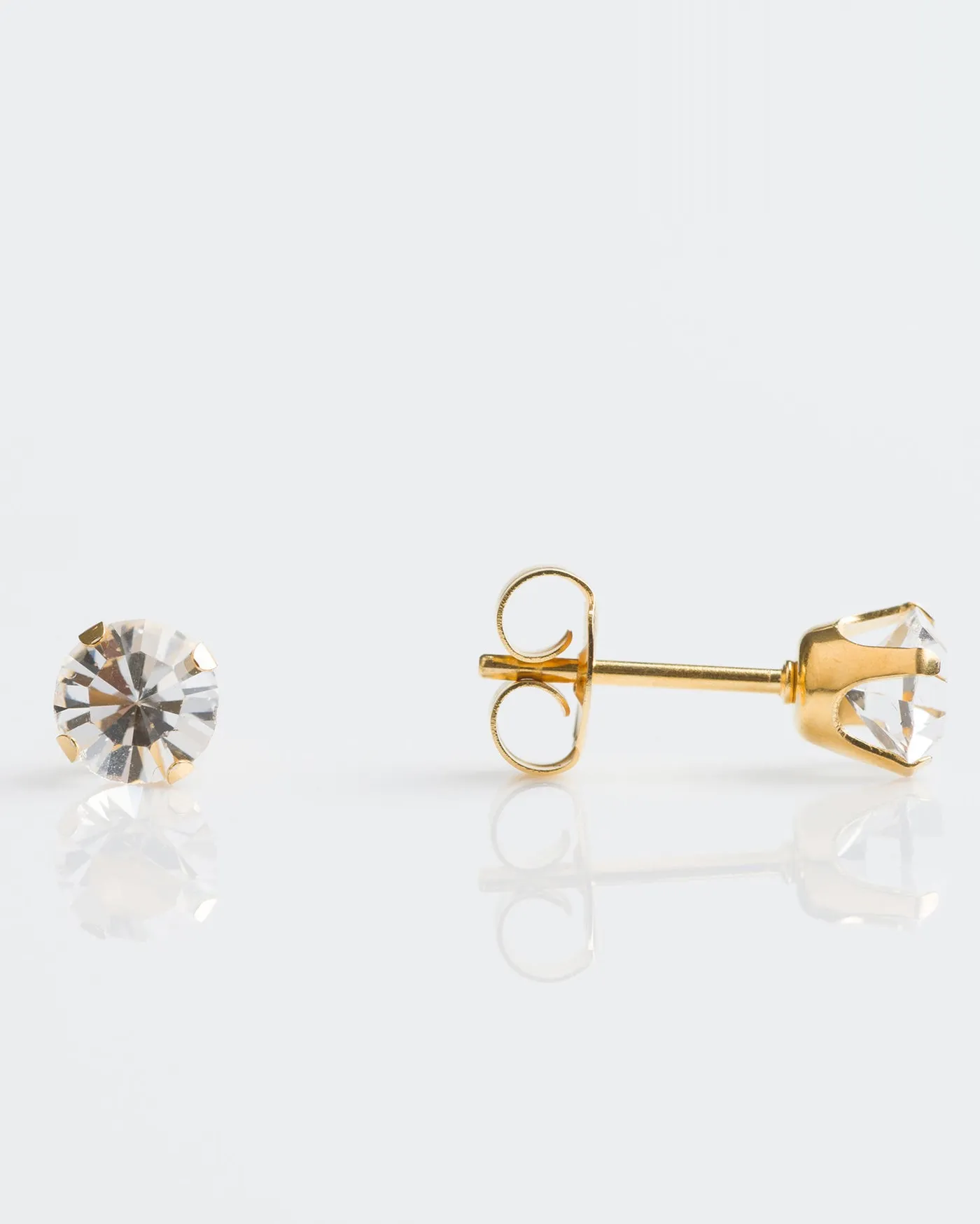 Gold April Crystal 5mm