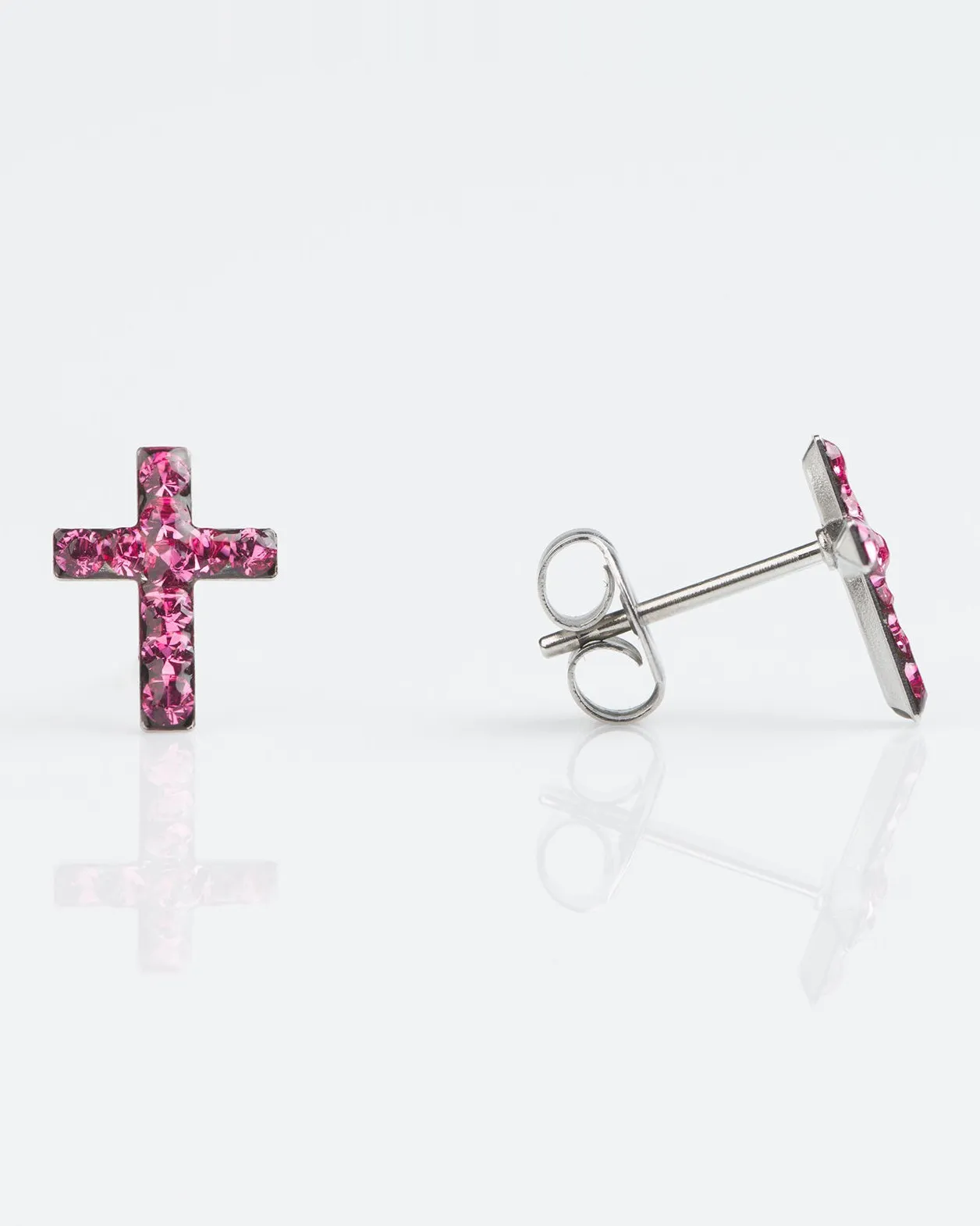 Stainless Cross Rose