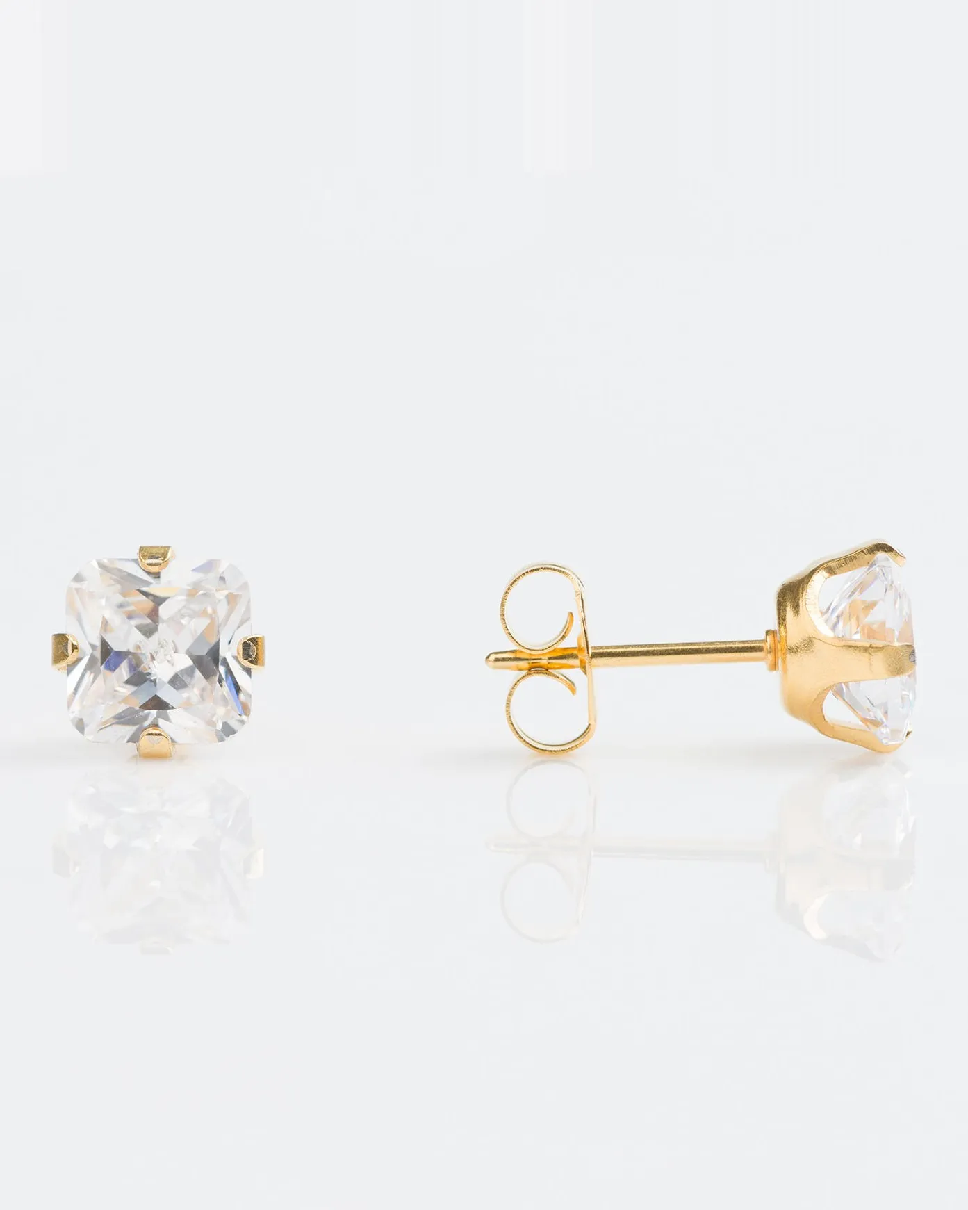 Princess Cut Square Cubic Zirconia 8mm