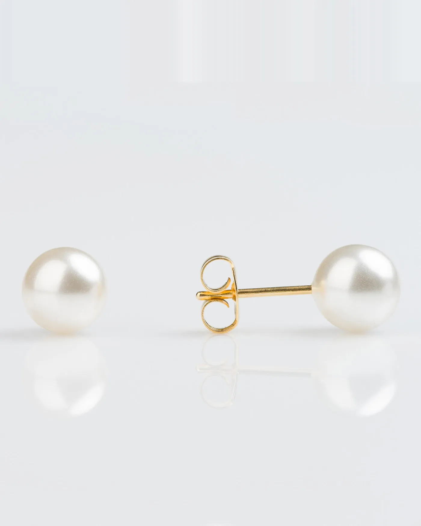 Gold White Pearl 7mm