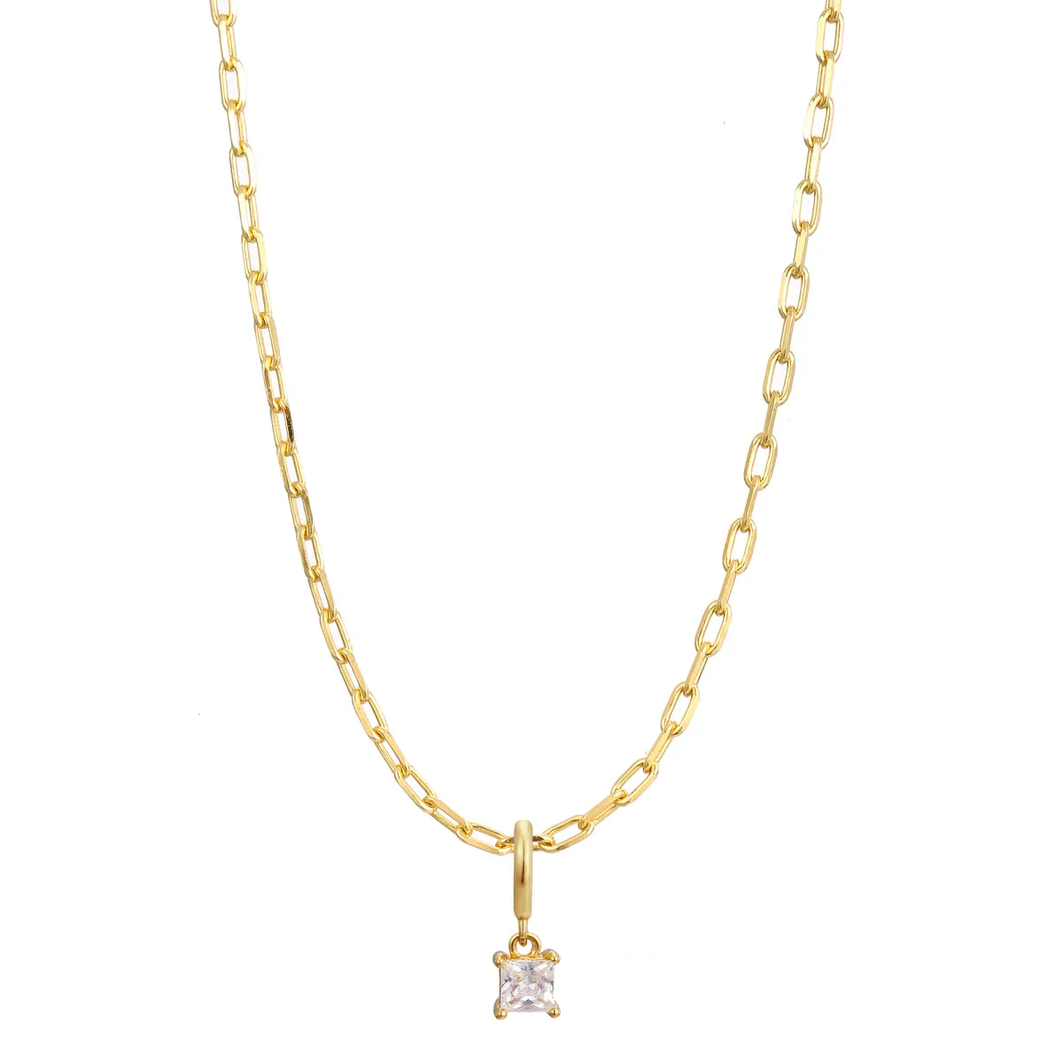 April Birthstone Necklace