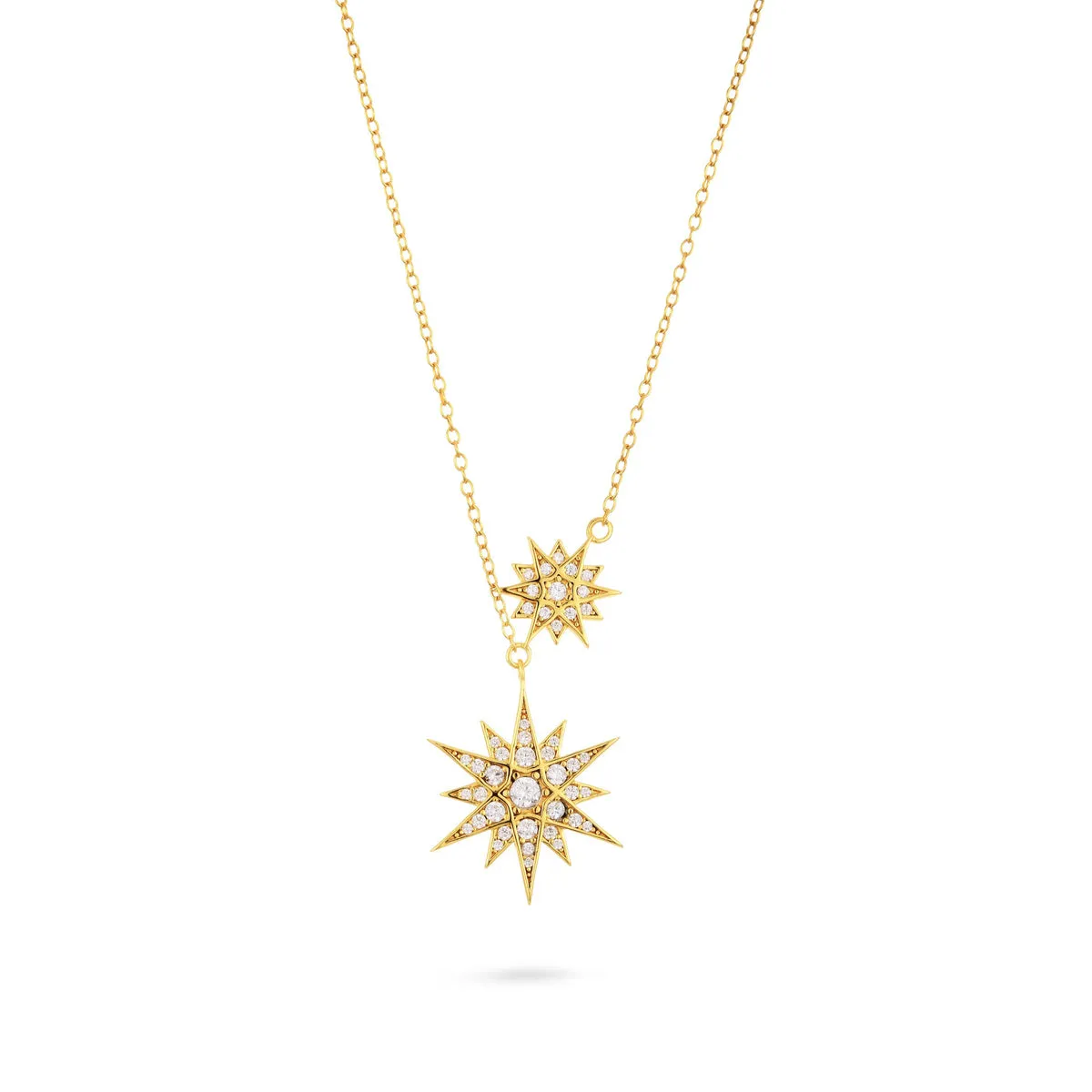 Celestial Double Star Necklace