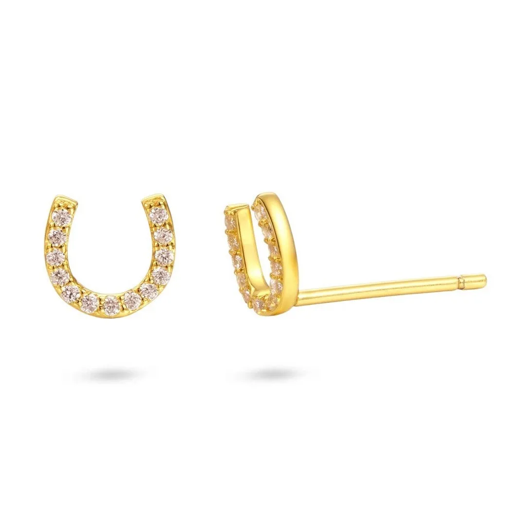 Horseshoe Stud Earrings