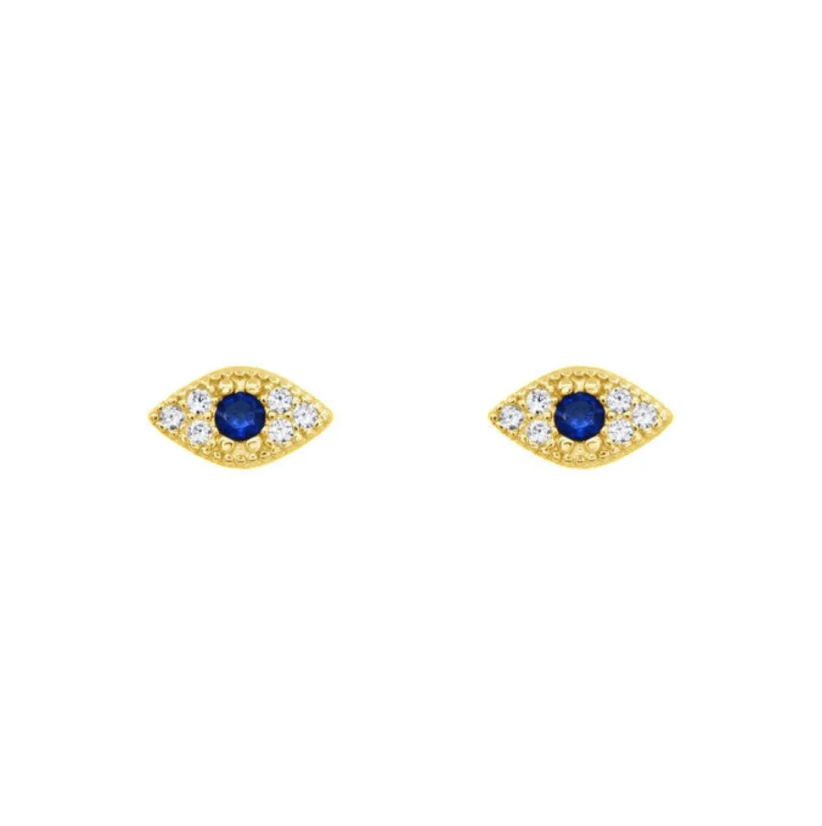 Lucky Evil Eye Stud Earrings