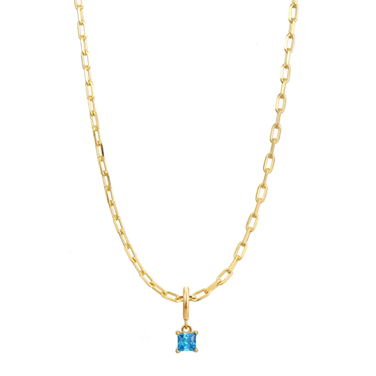 March Birthstone Necklace