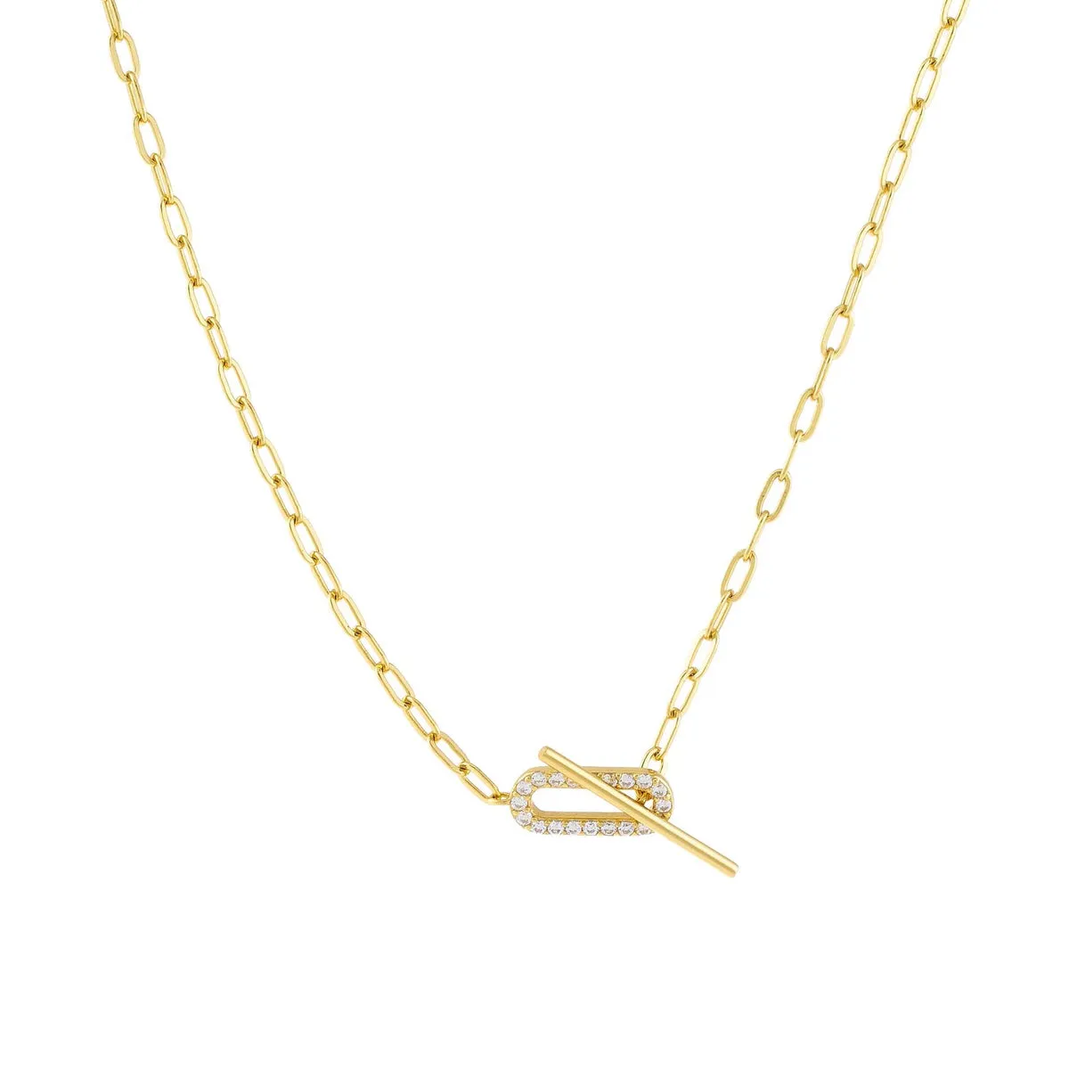 Paperclip Toggle Necklace