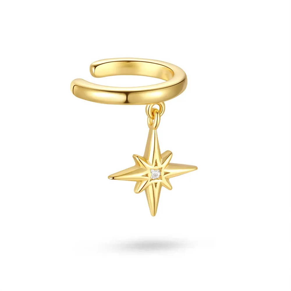 Star Drop Ear Cuff