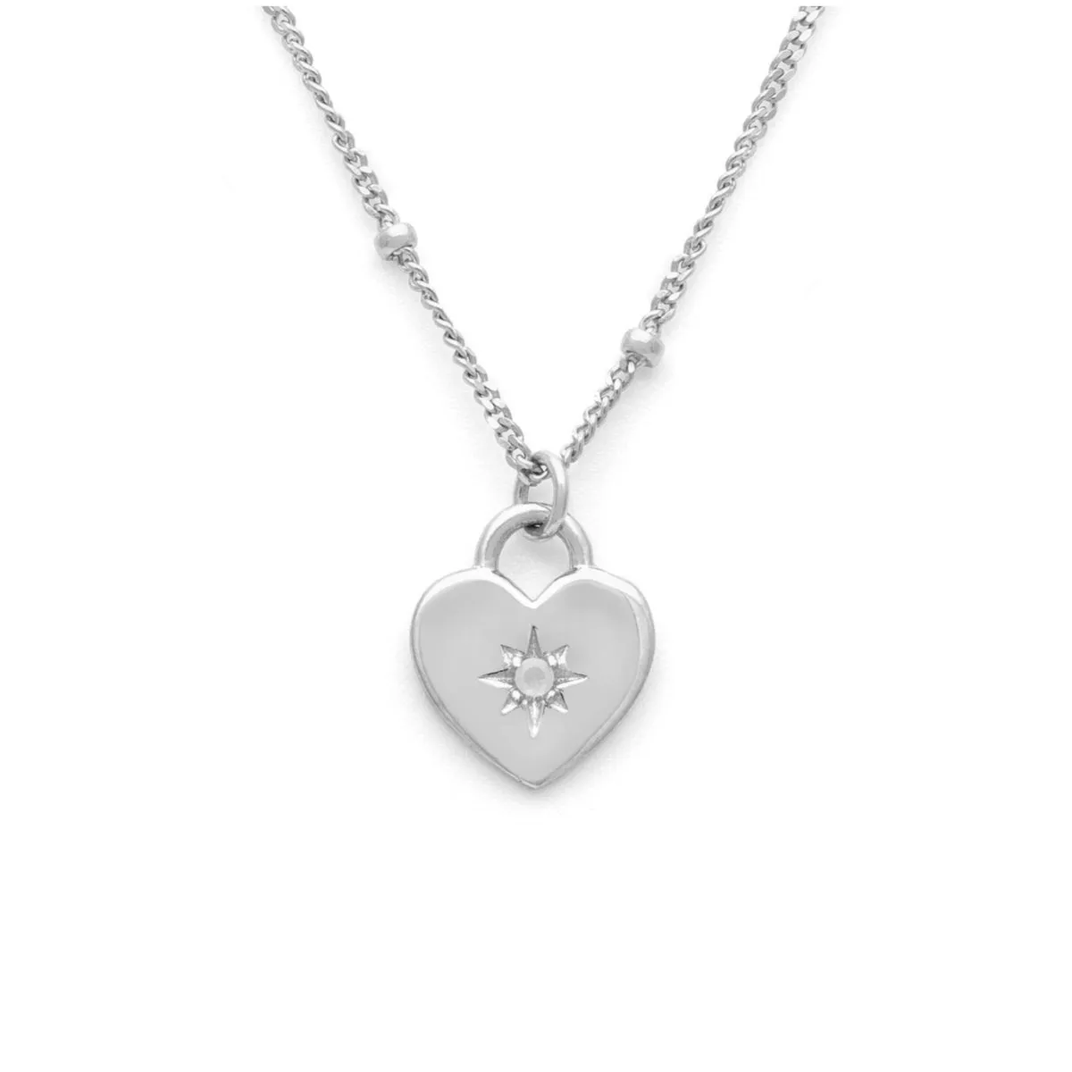 Starburst Heart Pendant