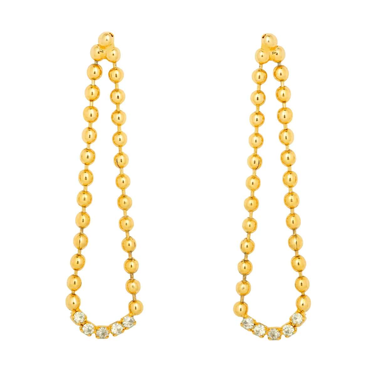 Vintage Beaded Drop Earrings